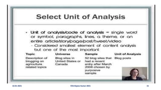Qualitative data analysis part 1-theoretical understanding | PPTX