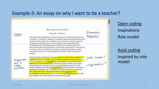 Qualitative data analysis part 1-theoretical understanding | PPTX