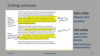 Qualitative data analysis part 1-theoretical understanding | PPTX
