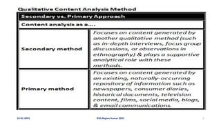 Qualitative data analysis part 1-theoretical understanding | PPTX