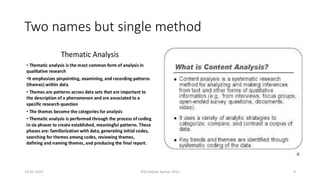 Qualitative data analysis part 1-theoretical understanding | PPTX