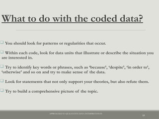 Qualitative Data InterpretationTechnique | PPTX