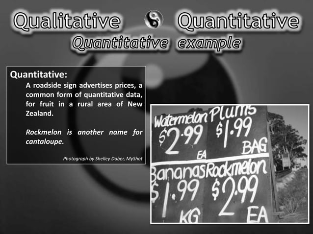 QUALITATIVE AND QUANTITATIVE POWERPOINT visual data 6