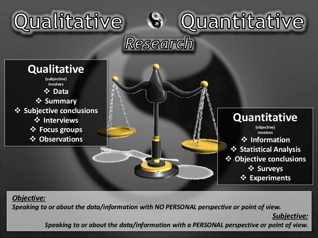 Qualitative, Quantitative (PowerPoint)