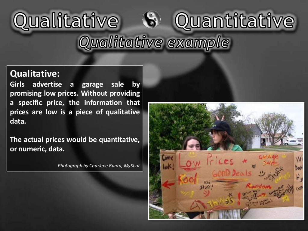 Qualitative, Quantitative (PowerPoint)