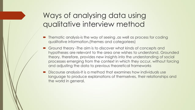 Qualitative Reseach Interviews Pptx
