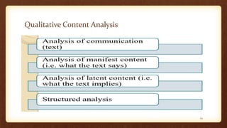 Qualitative Content Analysis
24
 