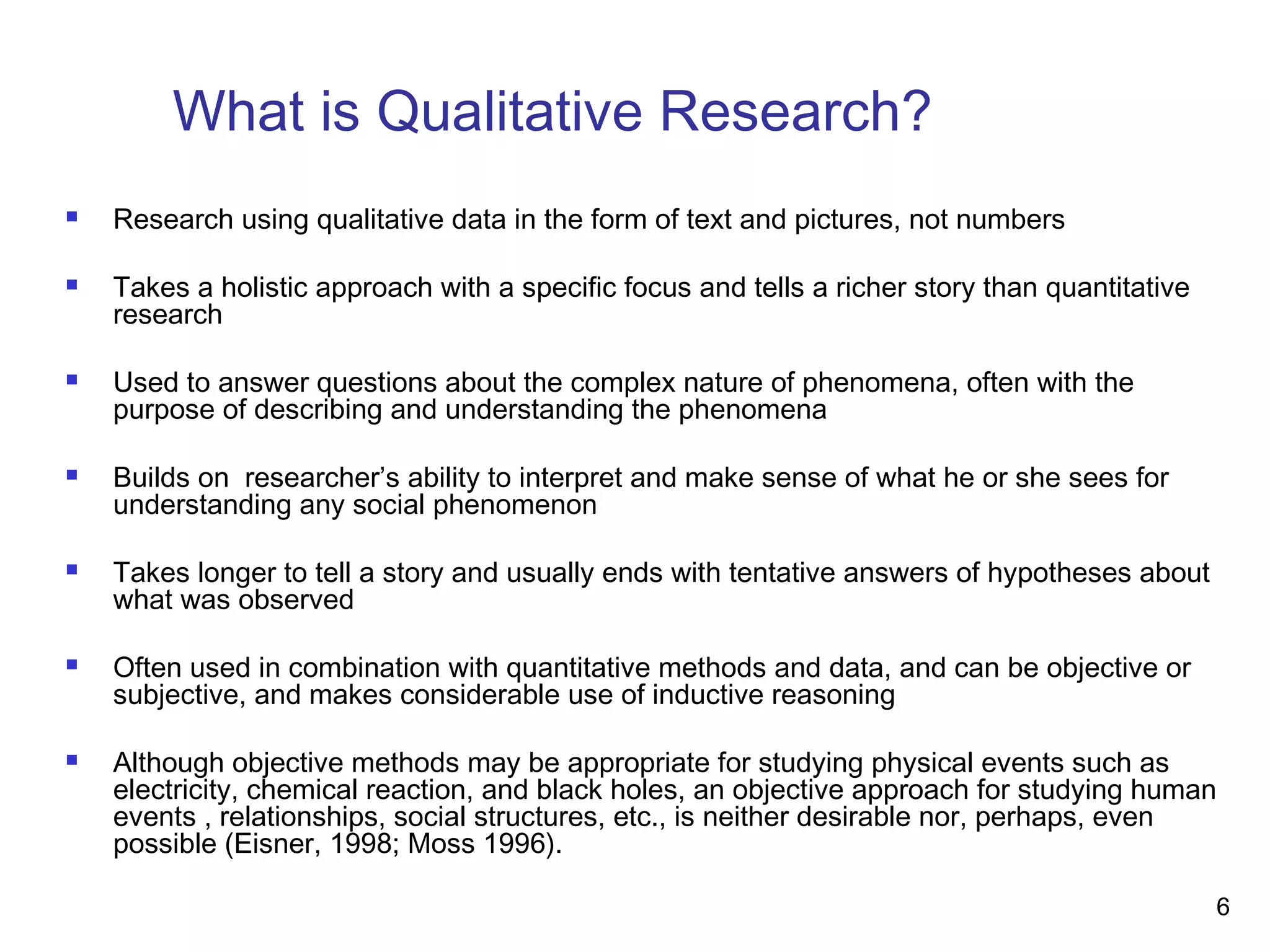 Qualitative research designs | PPT