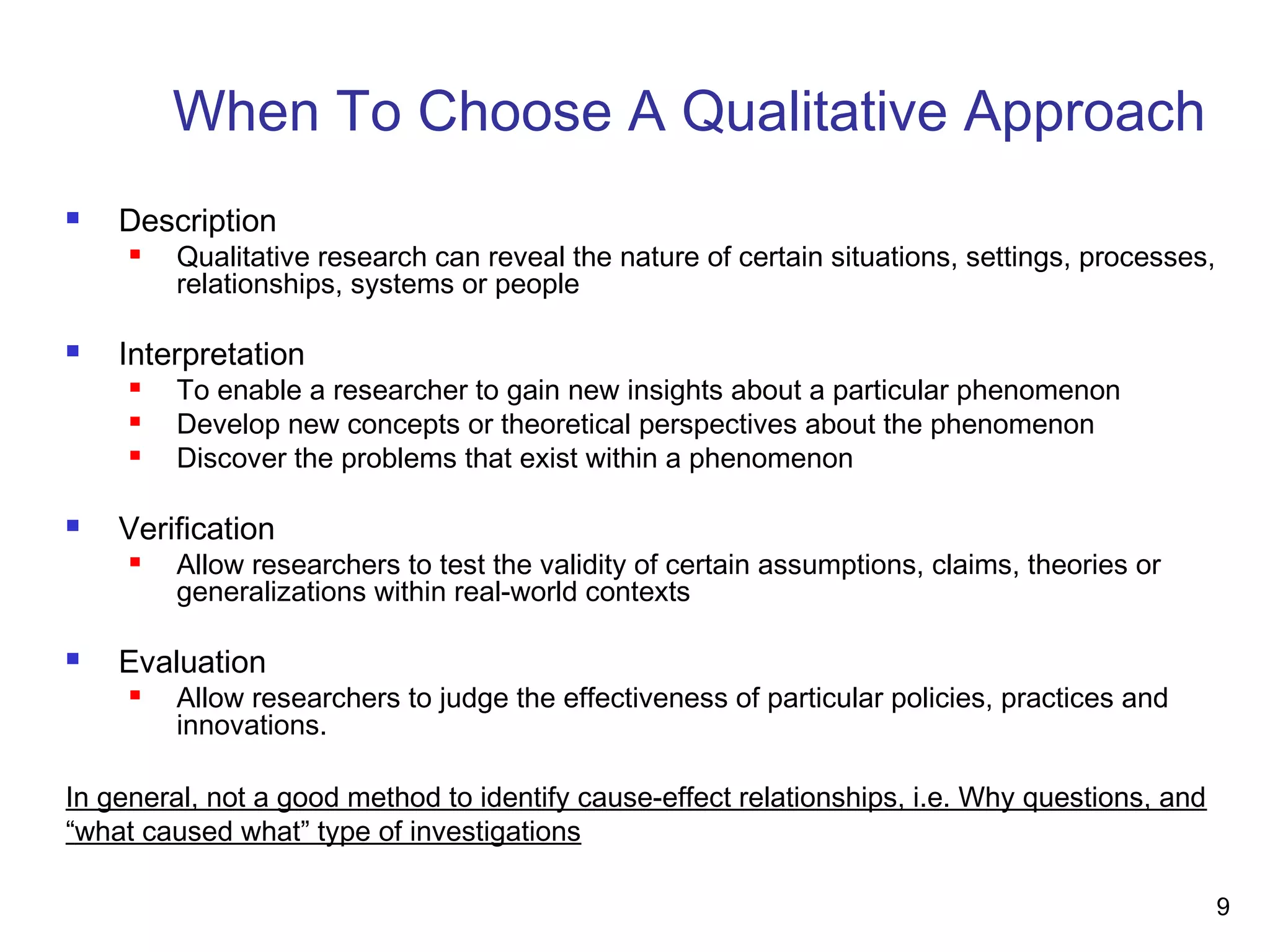 Qualitative research designs | PPT