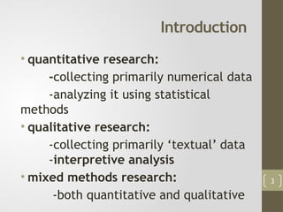 Comprehensive Overview of Qualitative Research Methods and ...