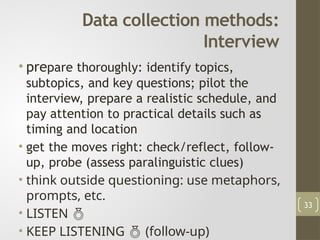 Comprehensive Overview of Qualitative Research Methods and ...