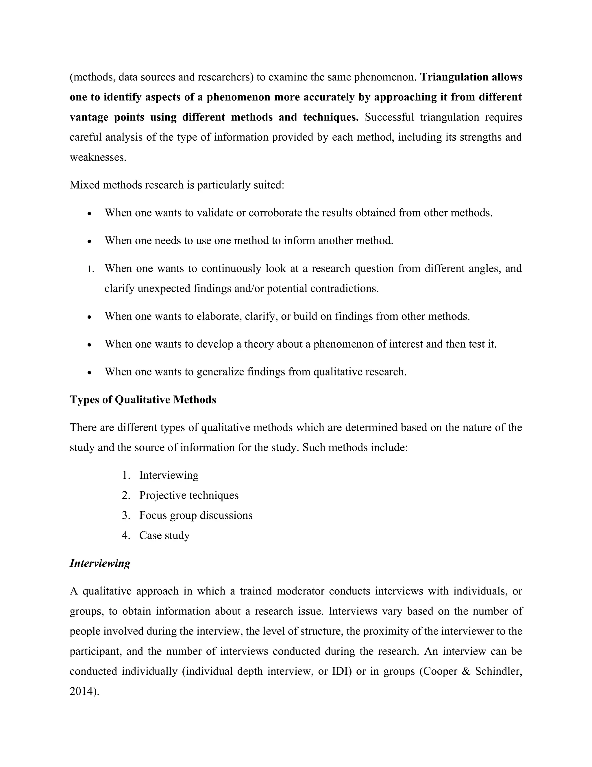 Qualitative Research And Mixed Methods Pdf