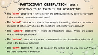 What Is Setting Question Qualitative research by Dr. Subraham Pany | PPTX