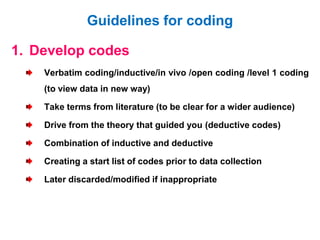 deductive and inductive coding groups. | download... qualitative research for MPH sts.ppt