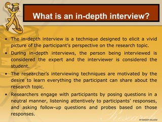Qualitative research methodology 1 | PPT