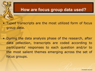 Qualitative research methodology 1 | PPT