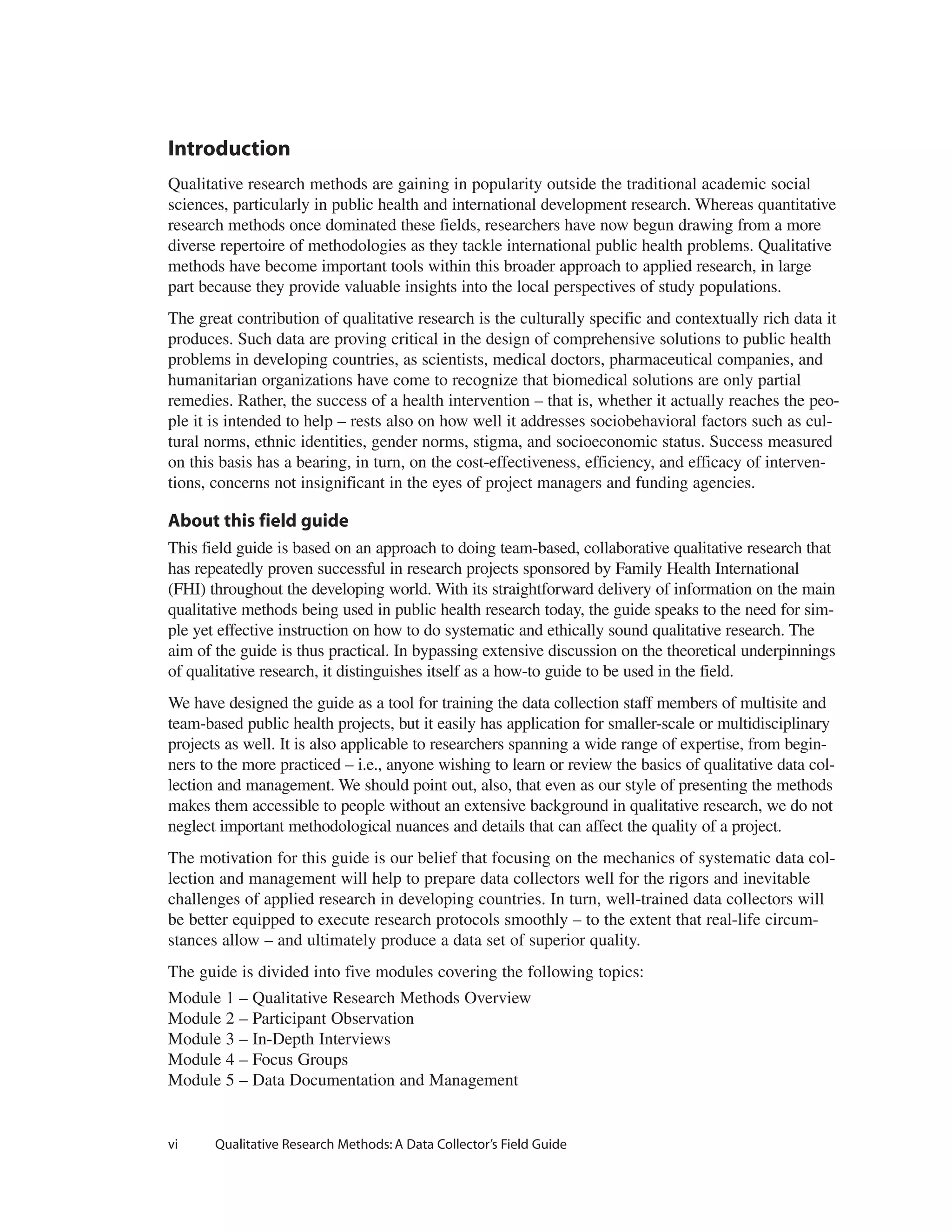 Qualitative research methods a data collector s field guide pdf