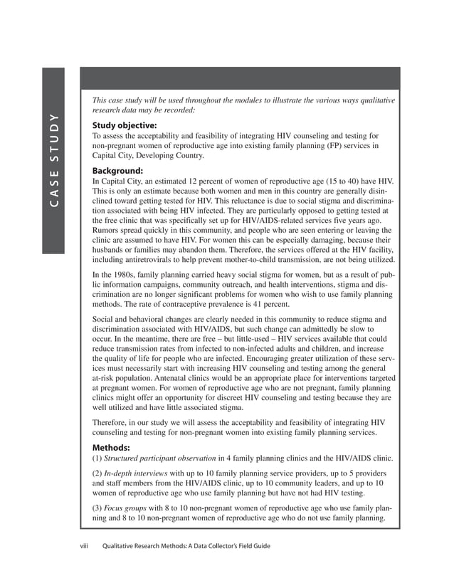 Qualitative research methods a data collector s field guide pdf