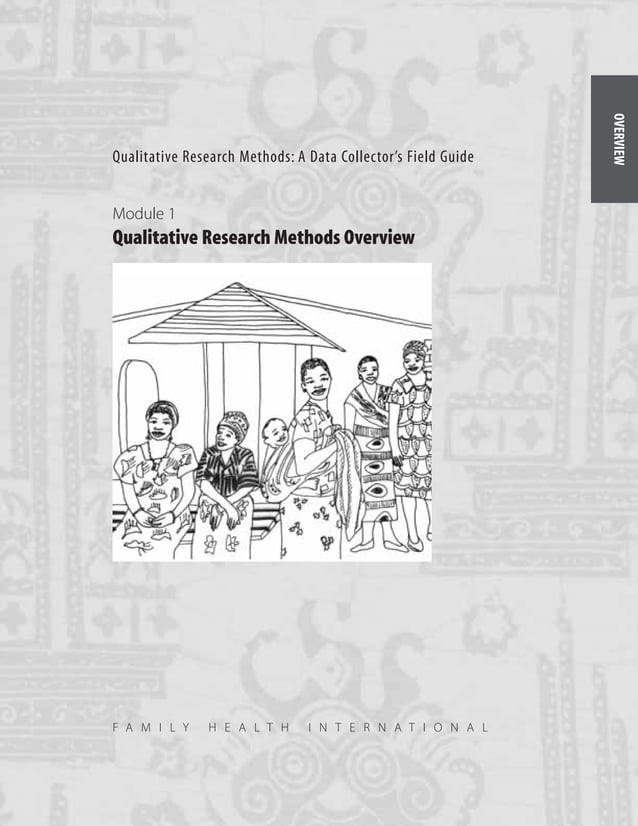 Qualitative research methods a data collector s field guide pdf