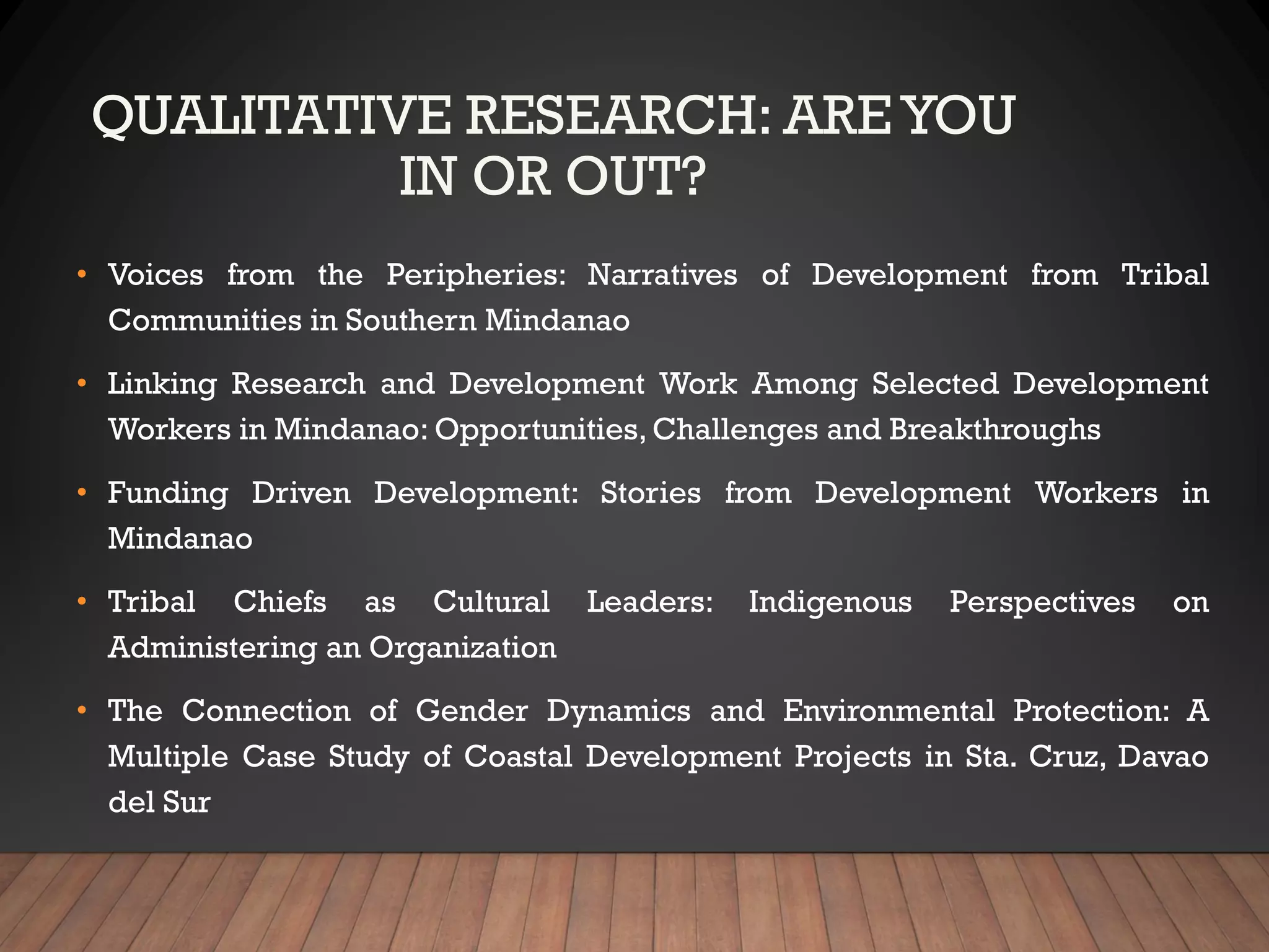 WHAT IS QUALITATIVE RESEARCH AN OVERVIEW AND GUIDELINES AUSTRALASIAN MARKETING JOURNAL visual data 8