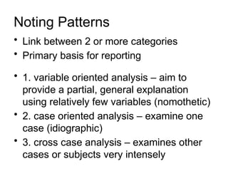 Pattern In Qualitative Research Example QUALITATIVE RESEARCH presentation 5.pptx | Free Download