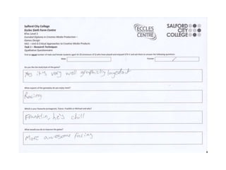 Qualitative Research Results