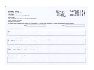 Qualitative Research Results