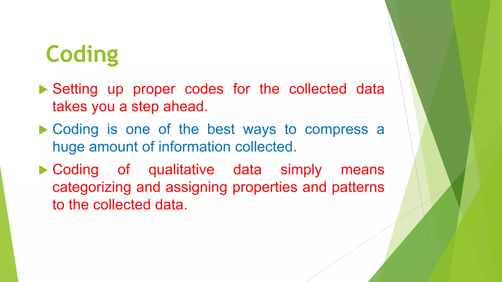 Qualitative research, types, data collection and analysis | PPTX