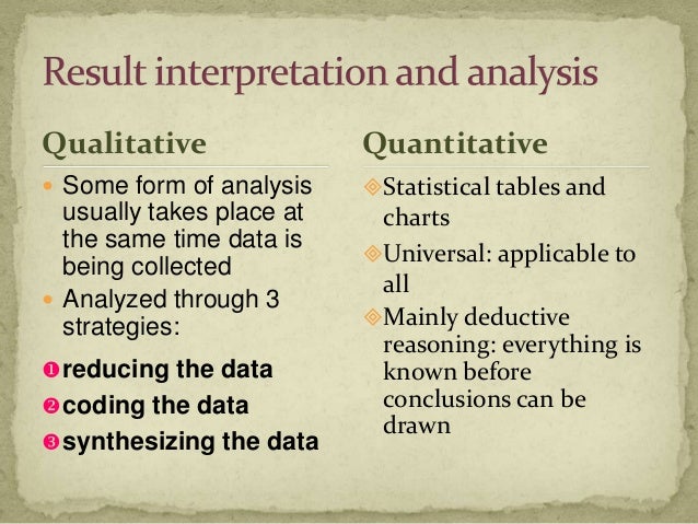 Qualitative vs