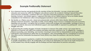 Student Positionality Statement Example Qualitatative ppt for exercises about.pptx