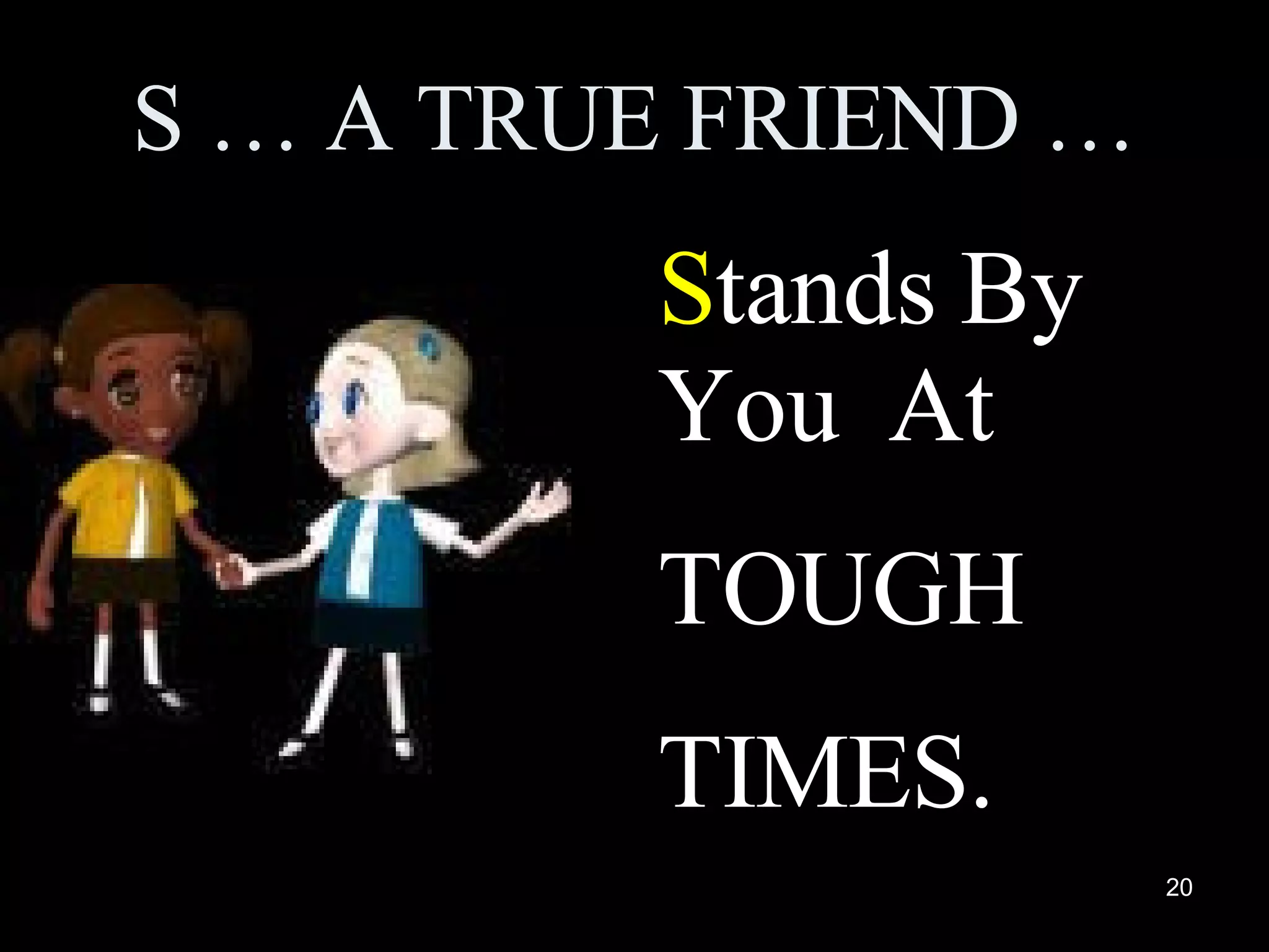 Qualities Of A True Friend | PPS
