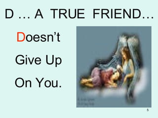 True Friend Qualities Qualities Of A True Friend | PPS