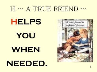 True Friend Qualities Qualities Of A True Friend | PPS