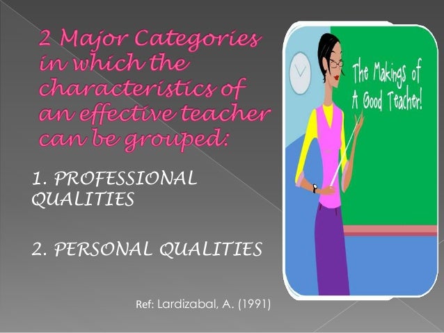 Qualities Of A Good Teacher