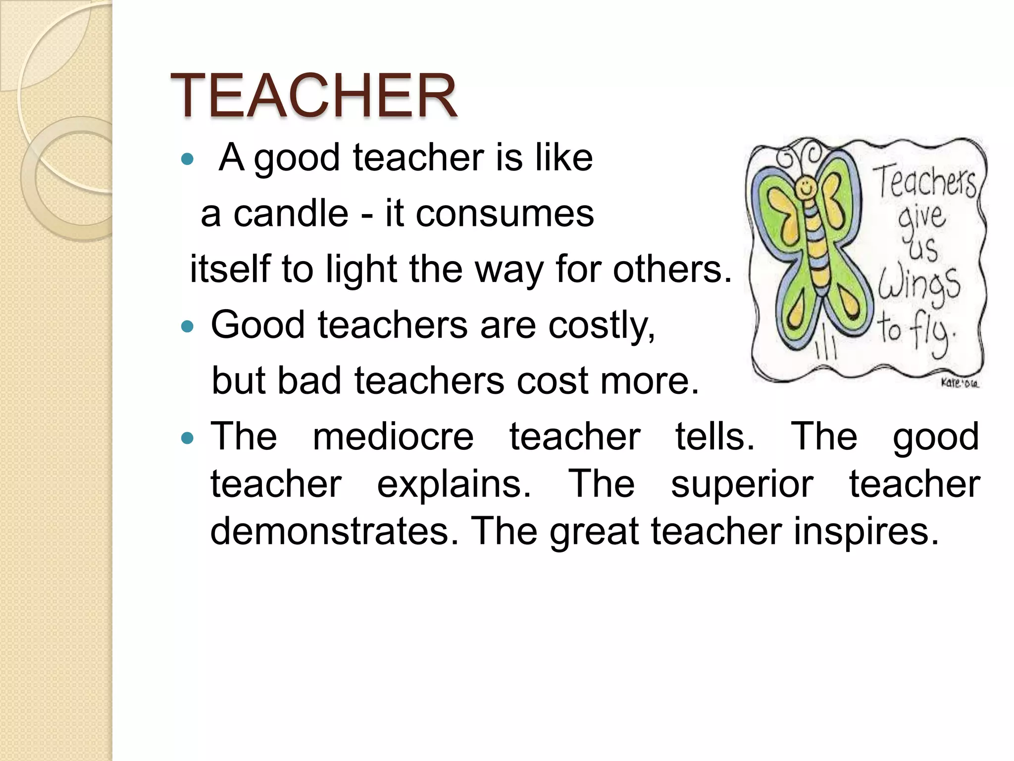 Qualities of an effective teacher | PPT