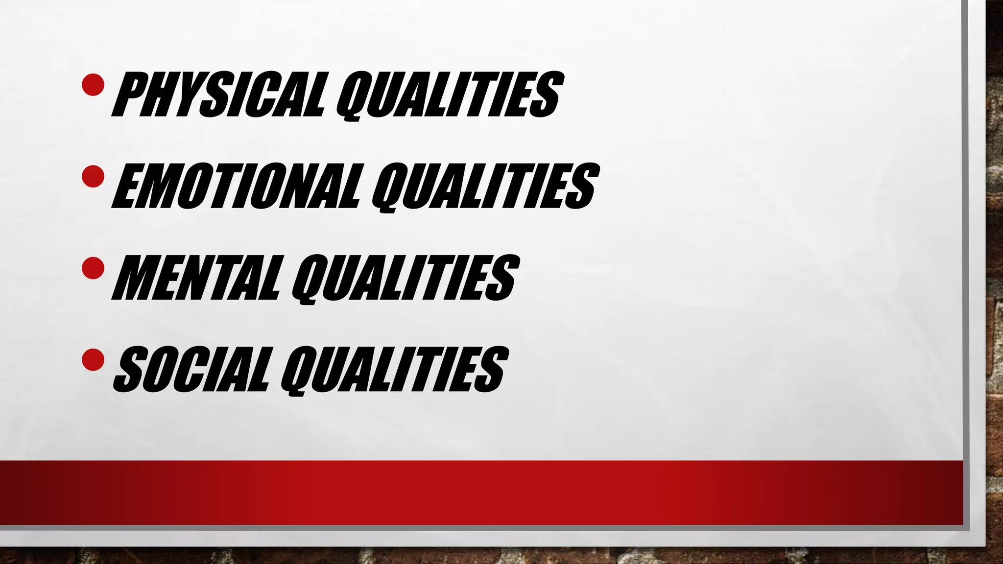 Qualities of an officiating officials PPT