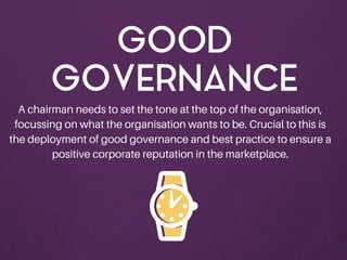 Qualities of an Outstanding Chairman | PDF