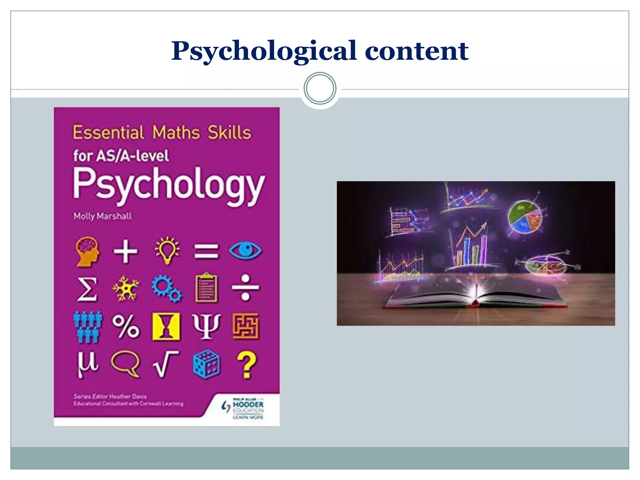 Psychological content
 