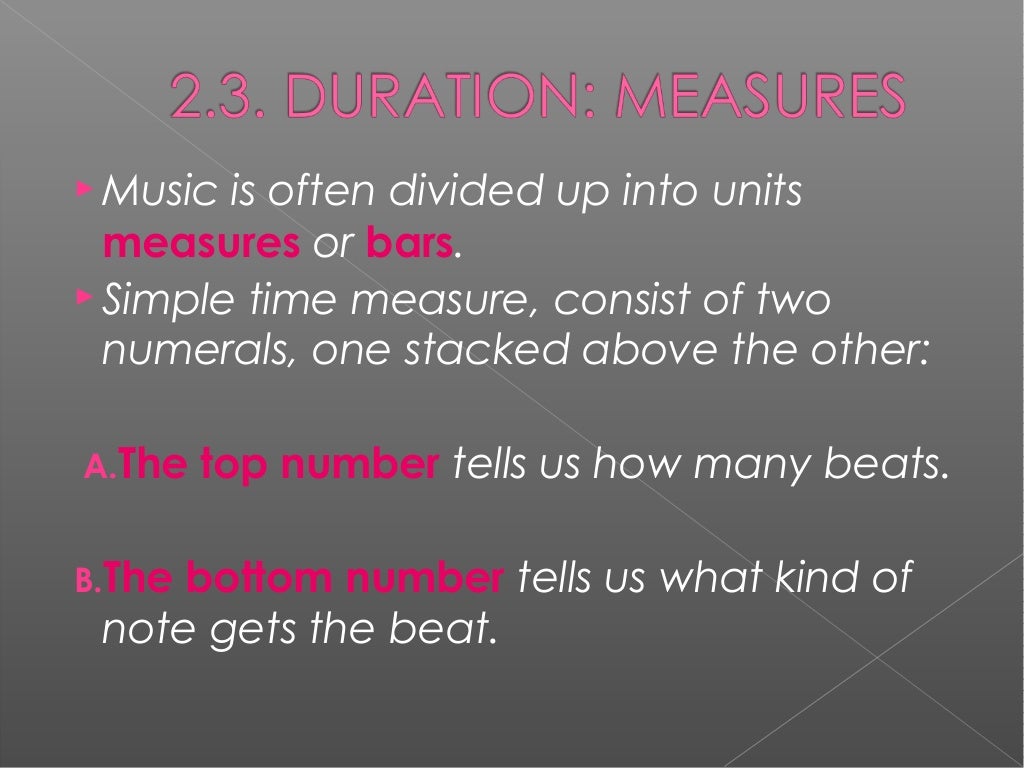 Qualities of sound. The sound