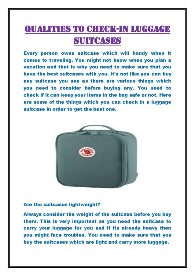 buy check in luggage
