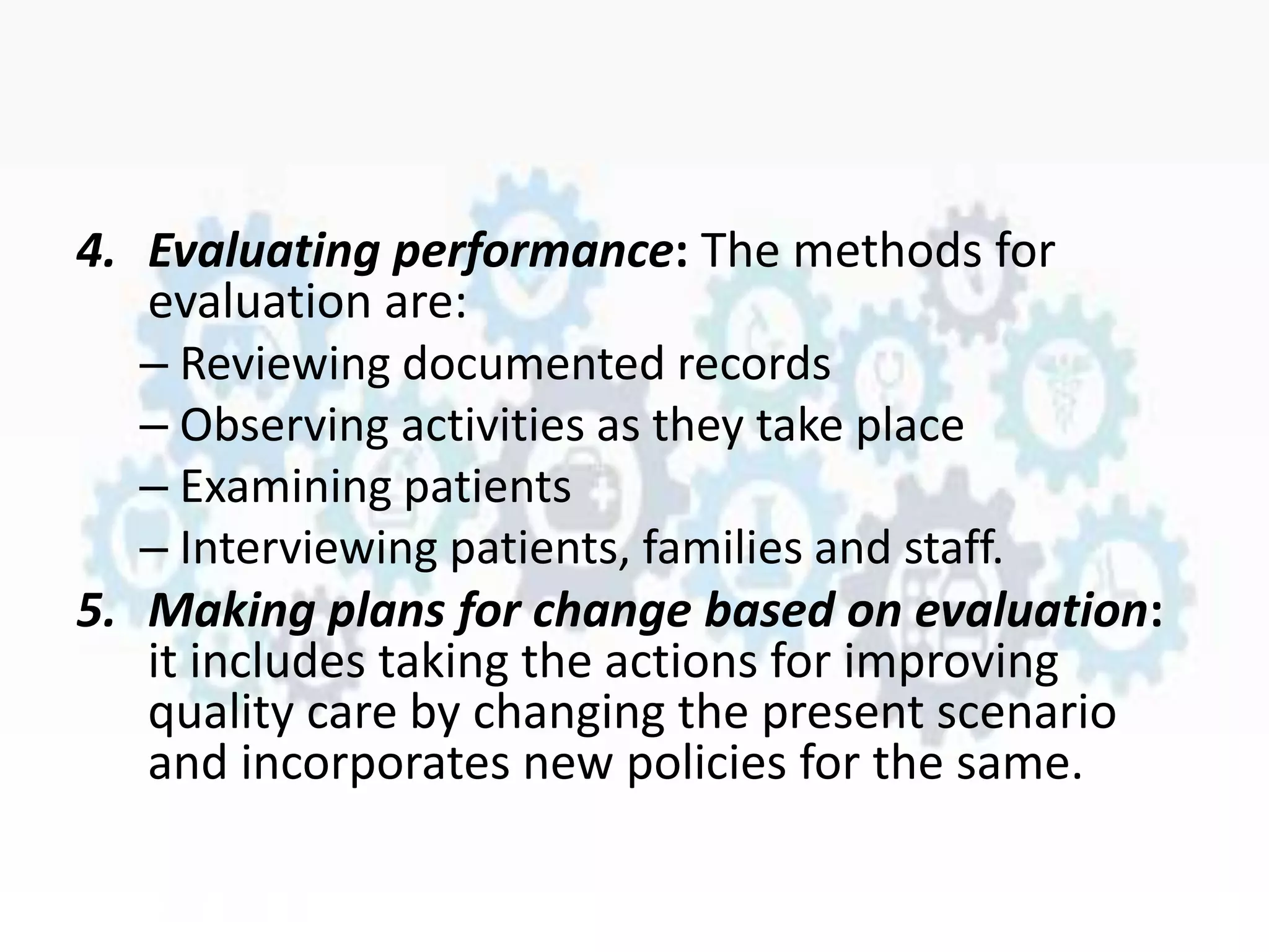 Quality Assurance - Nursing Management | PPTX