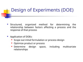 quality-by-design FDA guideline ppt for reference | PPT