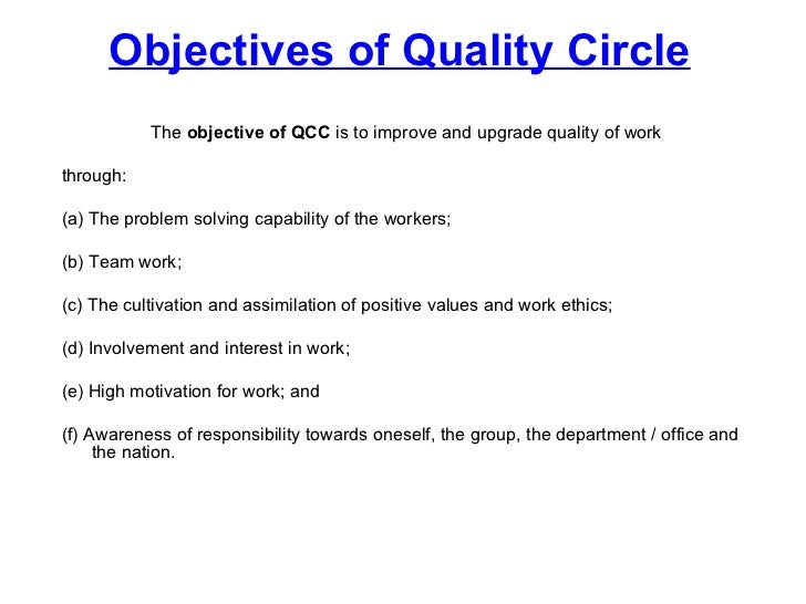 quality circle advantages quality circle advantages
