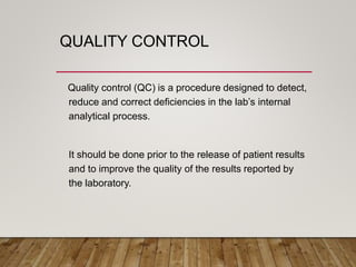 QUALITY control in hematology by Dr yogeeta Tanty.pptx
