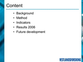 Quality  Evaluations and  Accessibility
