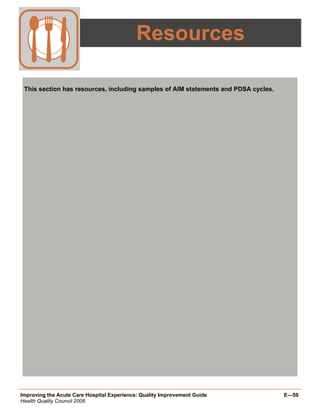 Quality Improvement Project Guide