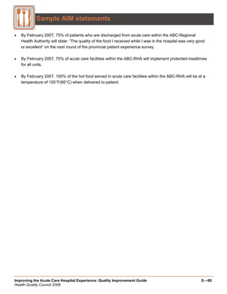 Quality Improvement Project Guide