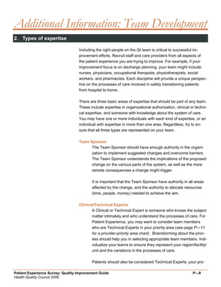 Quality Improvement Project Guide