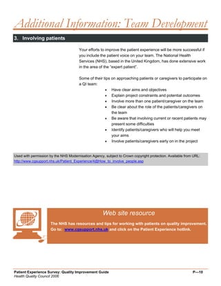 Quality Improvement Project Guide