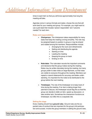 Quality Improvement Project Guide